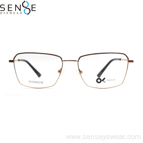 Unisex Titanium Optical Glasses Occhiali Eyeglasses